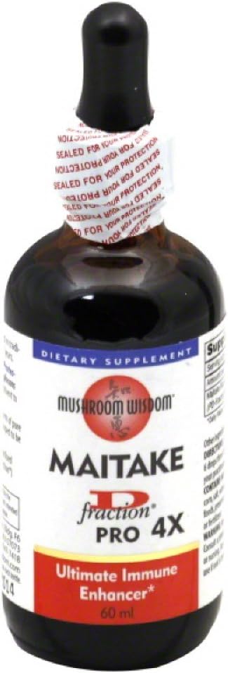 Mushroom Wisdom Maitake D Fraction Pro4X 2 Oz