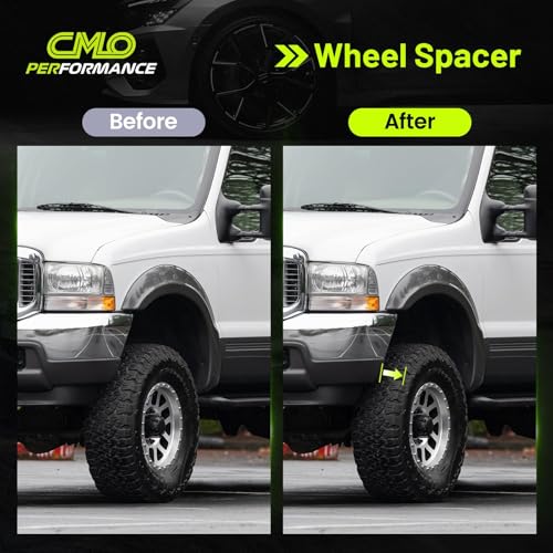 CMO 2.5" 8x170 Wheel Spacers 125mm Hubcentric No Lip M14x2.0 Studs 2PCS by Customadeonly - Used condition - Image 5