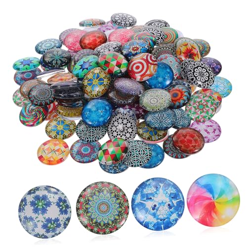 Cabochons verre ronds Gatuida pour vos ateliers loisirs créatifs en famille et bijoux personnalisés
