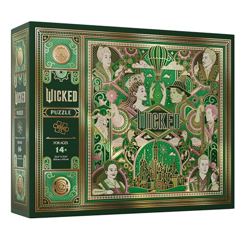 theory11 Wicked Jigsaw Puzzle de 1 000 pièces – Produit sous Licence Officielle Wicked et Objets de Collection – Ajustement précis et qualité supérieure