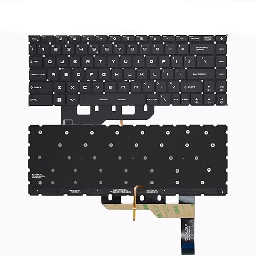 Laptop Keyboard for MSI GS66 GE66 P66 GP66 for Stealth 10SD 10SF MS-16V3/1541/14C1/14C2 MS-16V1/16V2 MS-14D3/14D1/14DK(Black Sin