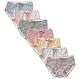 Beauty_yoyo Teen Girls Underwear 4 or 7 Pack Cotton Brief Bikini Lingerie Panty