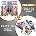Shimeyao Race Bib and Medal Display Hanger, Metal Rack Holder Wall Mounted Award Rack for Runners, Displays Over 100 Medals and 200 Race Bibs (White)
