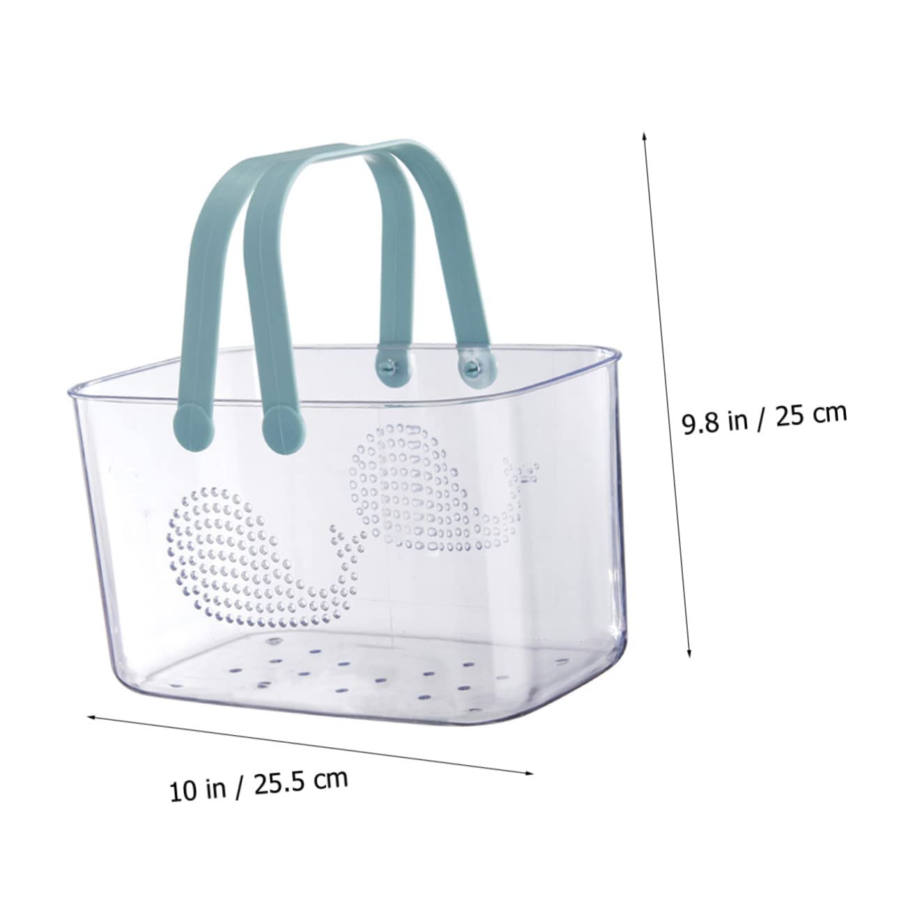 Ciieeo Cesta De Ducha Organizadora De Plástico Con Asa Cestas De Plástico Para Baño Portátiles Para Almacenamiento En Baños Pequeños