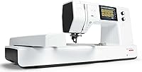 Vista 1 de Bernette B79 Computerized Sewing and Embroidery Machine with 5-Inch Color Touchscreen, Multi-Function Knobs, 4 LEDs, and 230mm Sewing Space