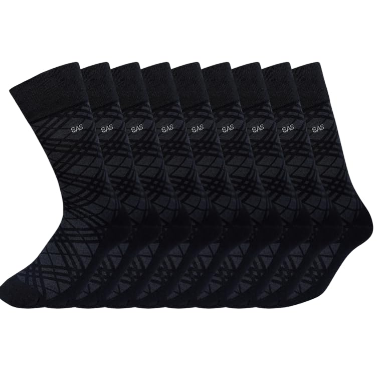 Premium Comfortable Dress Socks - Breathable, Moisture-Wicking, Durable - Variety of Designs and Colors
