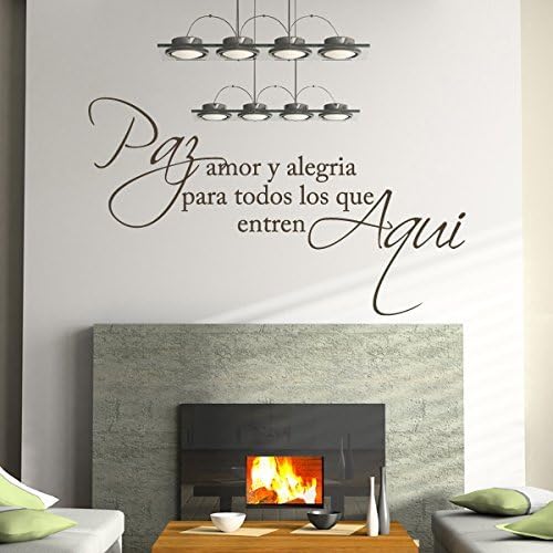 DigTour WallArt Siempre Recuerda Que Te Amo Custom - Vinyl Spanish Wall Decal Spanish Quote Love Saying Lettering Mural Home Art Decor Dark Brown