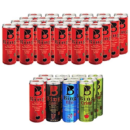 Bing Energy Cherry 24 Count And Our New 12 Count Variety Pack With Blu #TOP8