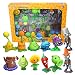 Yzoncd Plantas Vs. Zombie Toys Juego Completo De Figuras De Acción De Anime De Silicona Suave De Expulsión para Niños para Niños