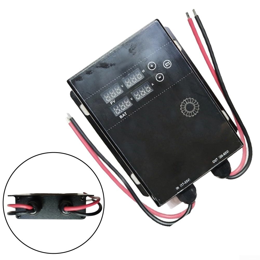 Regulador solar MPPT 600 W con protección de pantalla LCD