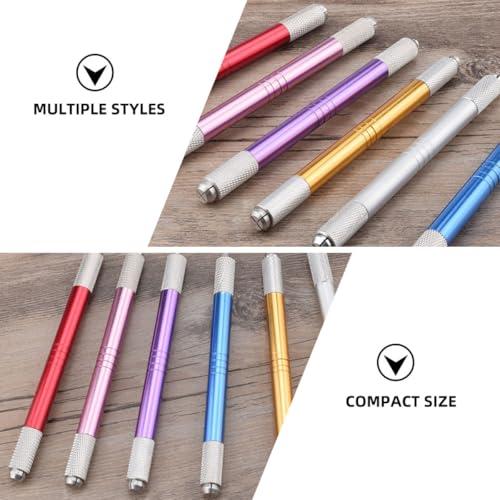 Lápiz de cejas manual KICHOUSE de doble punta, ideal para estudios de maquillaje y tatuaje 3