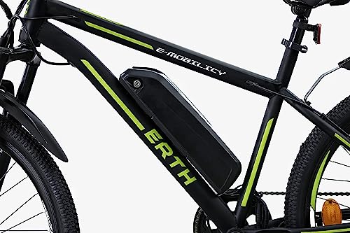 Image of ERTH ELECTRIC Product | Electric Bicycle | 250W BLDC Motor | 36V (Li-ion) 7.8 Ah Battery | Speed Upto 25 Kmph | Both Throttle and Pedal assist mode | Range Upto 40 KM on PAS and 30 KM on Throttle mode