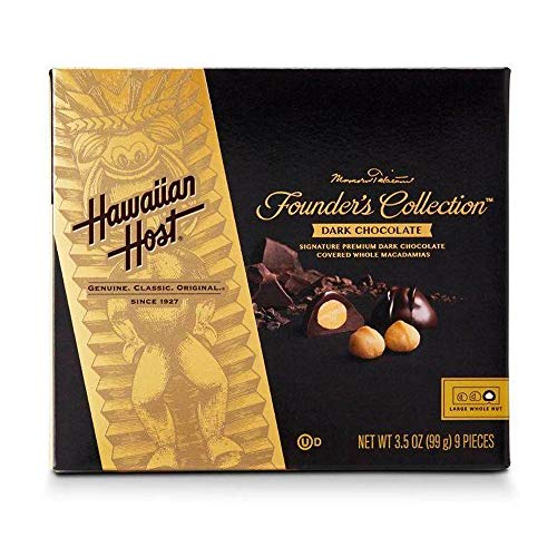 HAWAIIAN HOST CHOCOLATES Dark Chocolate Macadamia Nuts, 3.5-Ounce Boxes (Pack of 4) image 2