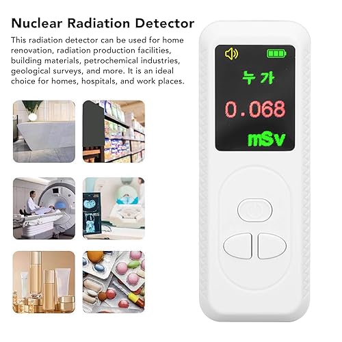 Miokycl Detector de radiação nuclear portátil doméstico testador de radiação de tubo Geiger para Rai