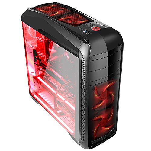 Gabinete Gamer Bluecase Mid Tower BG-024 BG024GCASE - Preto
