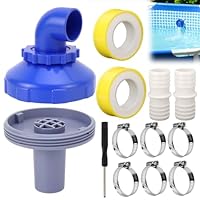 ZUZGO Pool Einlaufdüse 32mm Pool Düsen 360° Drehbar Pool Auslassdüse Ø32/38mm Einlaufdüse Pool Düse Auslass Ausströmer Zubehör