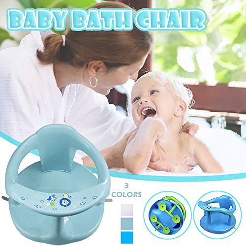 image for Gabriely Baby Bath Seat for Tub Sit Up,Baby Shower Chair,Newborn Baby 
