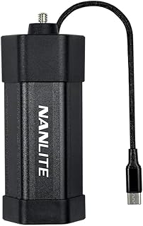 مقبض بطارية بافوتيوب II 6C NP-F مع كابل USB-C من نانلايت