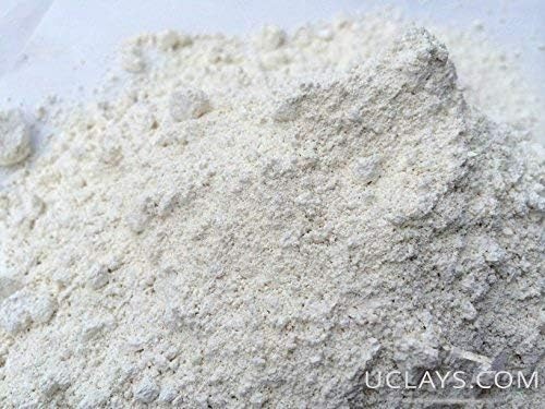 Kaolin Clay Powder (Grind) Edible Natural for Eating (Food) and Facial Detox, 8 oz (210 g), us