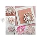 Produktbild SpirWoRchlan Stanzmaschine Stanzschablone, Scrapbooking Prägeschablonen Stanzformen Schablonen Für Scrapbooking, Fotopapier, Karten, Handwerk Prägen DIY Herstellung Geburtstag Geschenk Cutting Dies