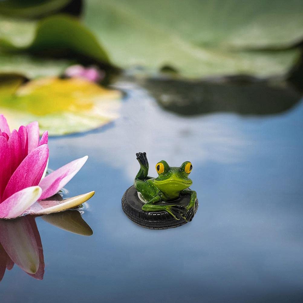 池に浮かぶカエルの置物 Amazon.co.jp: 池の装飾屋外のカエルの置物,樹脂カエル池