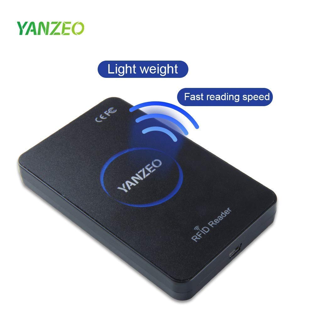 Yanzeo SR180 13,56 MHz HF USB Smart IC Lecteur de carte RFID sans contact proximité pour Windows 2000/XP/WIN 7/Win 10/Vista/Android HS963