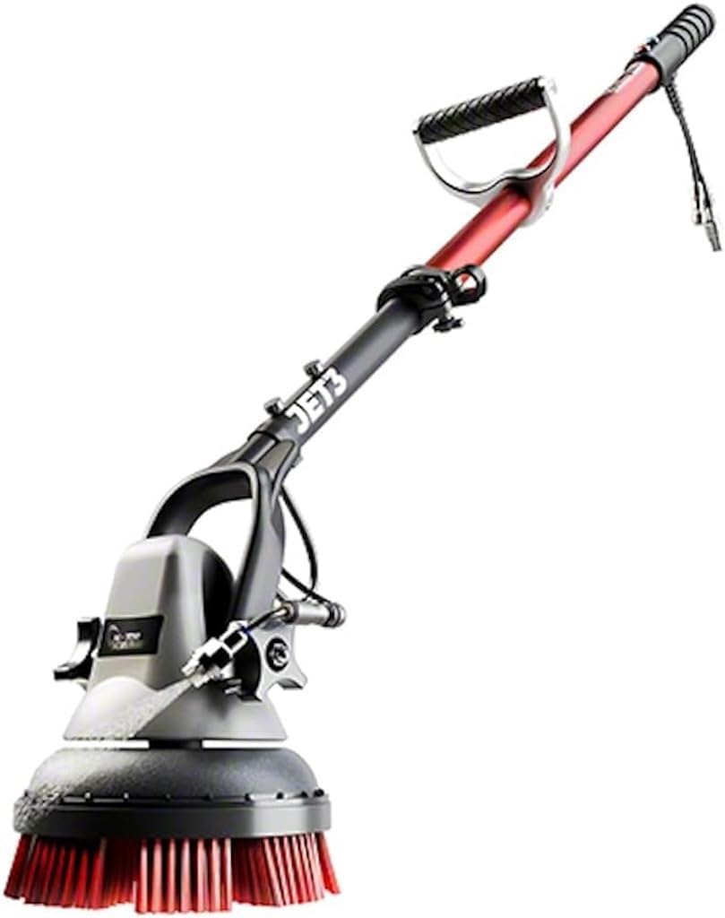 TTS Products MotorScrubber JET3 Cordless Compact Scrubbing Machine – Deep Cleaning Power for Floors, Walls, and Hard-to-Reach Areas