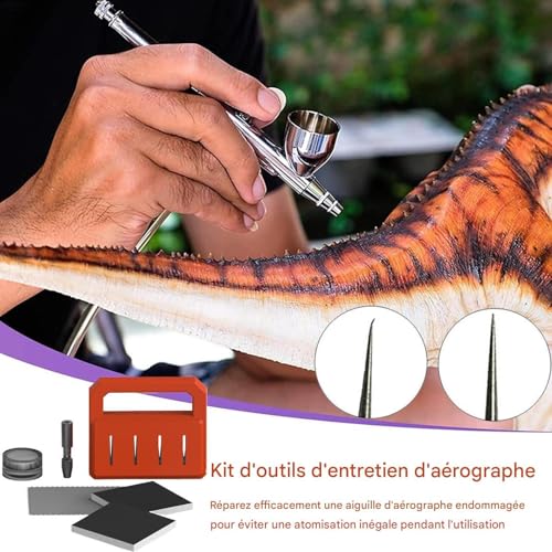 Outil maintenance aérographe pour réparation auto coiffure et modélisme