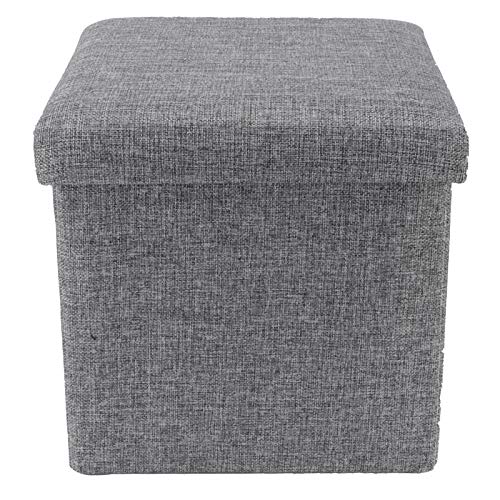 Pouf de rangement pliable L pour couettes et vêtements - 6