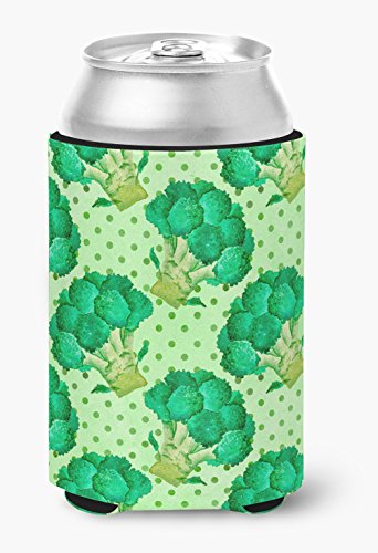 Caroline's Treasures BB7570CC Watercolor Broccoli Can or Bottle Hugger, Can Hugger, multicolor