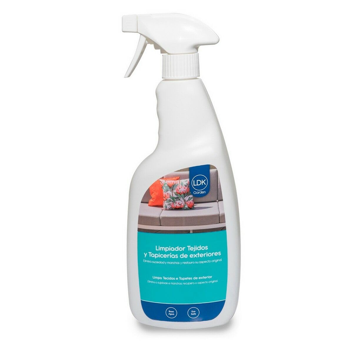 Limpiador Ecológico PROFESIONAL de Tapicerias y Textil de Exterior| Limpia la suciedad y restaura el tejido | 750 cc | Para cojines, cuerdas, parasoles, tapicerías | Larga duración | Limpieza LOLAhome