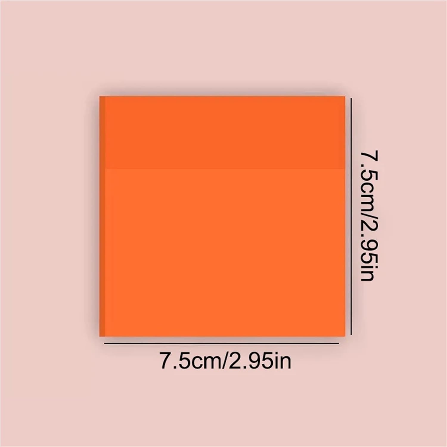 25Sets Transparent Colorful Sticky Notes Pad Self-Adhesive Memo Message Reminder Home Office School Supplies