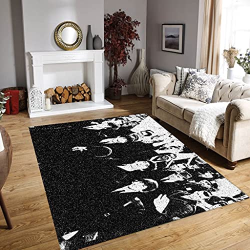 Gezmodern-575,6 Tapis antidérapant Beatles pour le salon 160 x 230 cm - Les Beatles, Paul McCartney, John Lennon, RIngo Starr, George Harrison Gezmodern-575,6 Tapis antidérapant Beatles pour le salon 160 x 230 cm