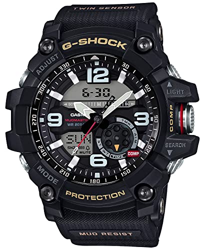 Casio G-Shock GG-1000-1A Mudmaster - Reloj para hombre, Negro, talla única , Cronógrafo, digital