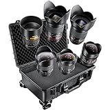 vielseitiges Set mit den Objektiv Highlights und dem Outdoor Schutz-Trolley von walimex pro für Vollformat und APS-C Format Kameras geeignet bis auf walimex pro 8/3,5 Fish-Eye
