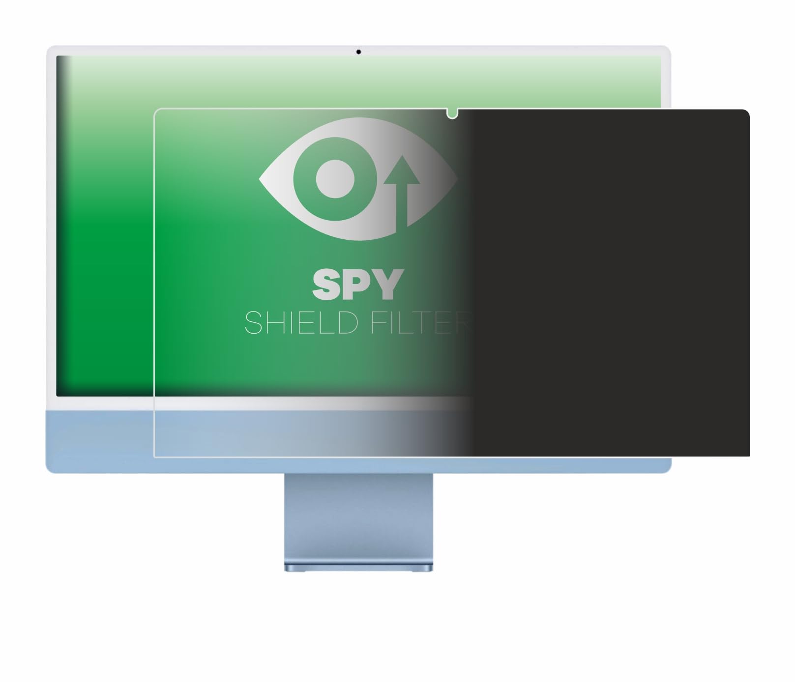 upscreen Blickschutzfilter für Apple iMac 24" 2021-2024 Privacy Filter Blickschutzfolie Sichtschutz-Folie [Blaulichtfilter, Anti-Reflex]