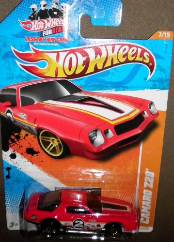 Hot Wheels 2011 Track Stars RED 7/15 Camaro Z28 72/244