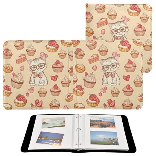 Álbum de Fotos Autoadhesivo DIY Scrapbook FLildon con Cubierta de Cuero PU, 3 Anillos, 40 Páginas, 11.8 x 11.2 pulgadas miniatura 2