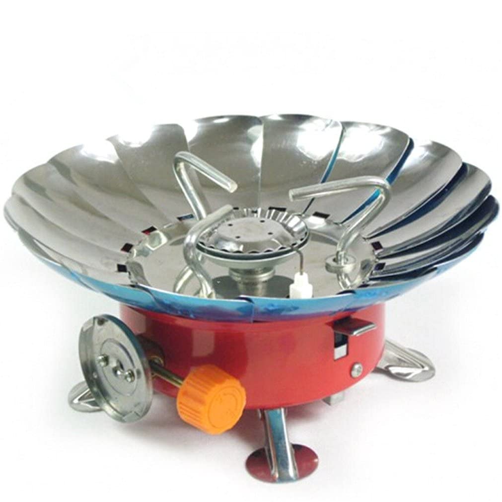 Coupe-Vent Ultraléger Camping en Plein Air Mini Réchaud À Gaz Brûleur Portable Réchaud Léger pour Le Camping Cuisine en Plein Air,A