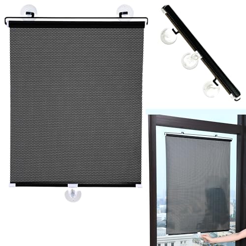 Syiyunran Estores Enrollables sin Taladrar - 1 Pieza Cortina Opaca Enrollable...