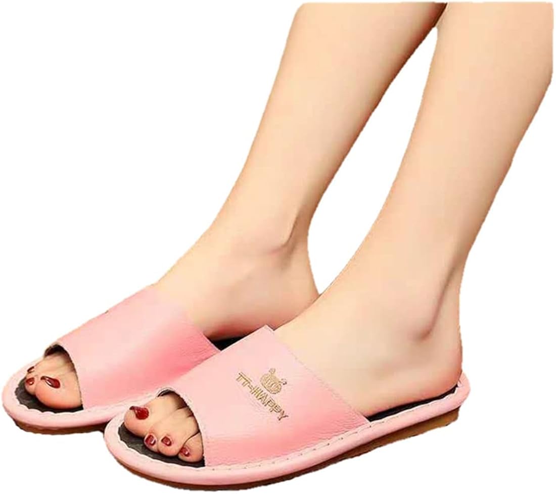 Pure leather slippers Clearance