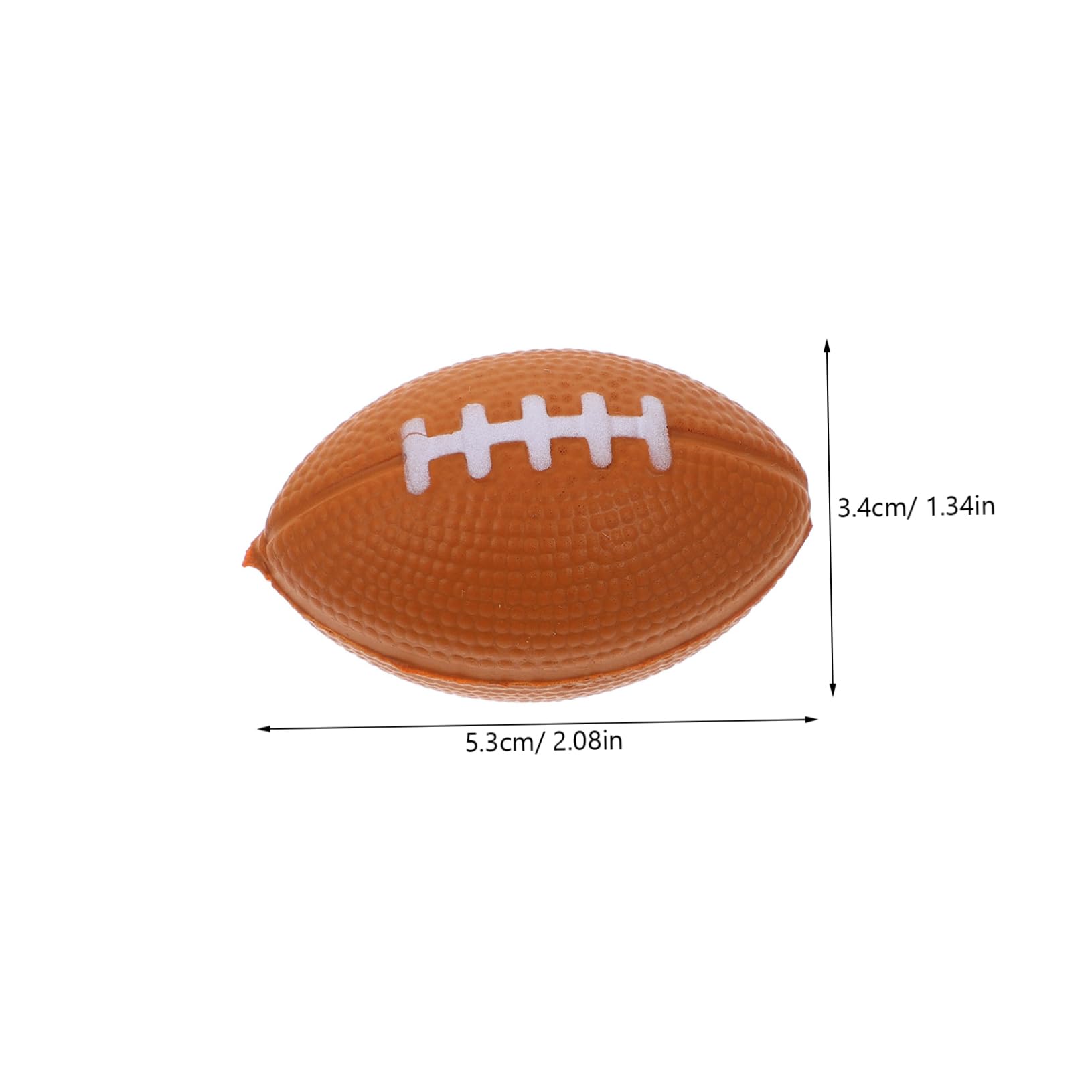 BESTonZON 40stücke Stressabbau Spielzeug Lustige Dehnbare Rugby Finger Spielzeuge Für Partys Und Mini Schaumstoffbälle Für Innenräume