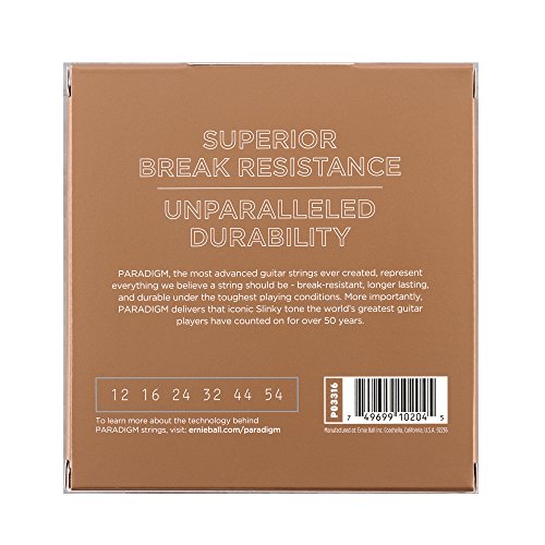 Ernie Ball Paradigm Jeu de 3 cordes moyennes légères Phosphore Bronze pour guitare acoustique, calibre 12-54 - Les Beatles, Paul McCartney, John Lennon, RIngo Starr, George Harrison Ernie Ball Paradigm Jeu de 3 cordes moyennes légères Phosphore Bronze pour guitare acoustique, calibre 12-54 – Image 3