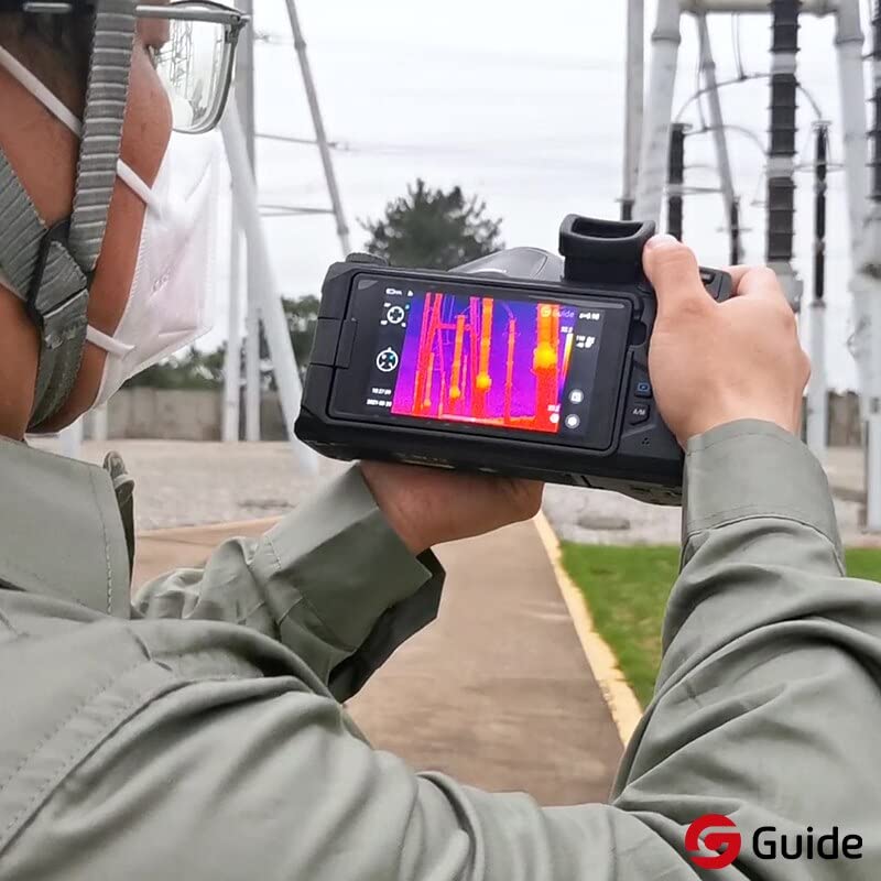 Cámara Termográfica PS400 con resolución 640x480, cámara infrarroja de alto rendimiento, enfoque automático rápido y conectividad WiFi, rango de -40°C a 2000°C para inspecciones eléctricas y solución de problemas industrial miniatura 6