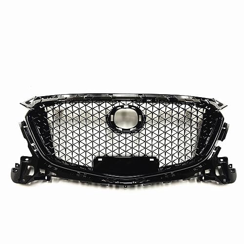 Calandre Avant Style Nid d'Abeille pour Mazda 3 Protège Radiateur 17-18