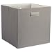 DII Hard Sided Collapsible Fabric Storage Container Nursery, Offices, Home Organization, (13x13x13) - Solid Gray
