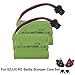 SZJJX Rechargeable Battery 3.6V 700mAh High Capacity Battery Pack RC Battle Bumper Cars Set of 2 Stunt Remote Control VS Vehicles 27MHz/40MHz , Speed Electric Trucks 2pcs/Set