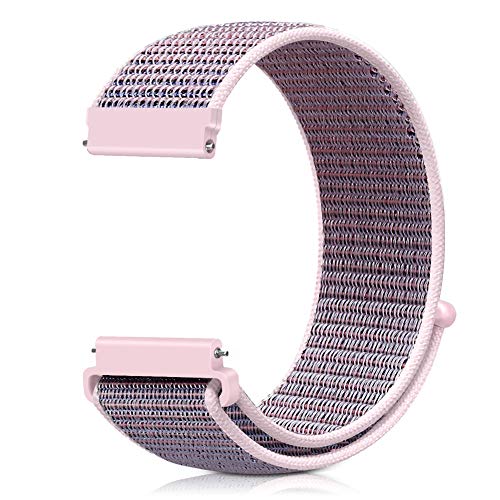 Photo 1 of 18mm Nylon Sport Quick Release Watch Bands Compatible with Garmin Venu 3S/Venu 2S/Vivoactive 4S/Vivomove 3S/Active S/Forerunner 265(42mm)/Fossil Women's Gen 6 42mm/5E 42mm/Gen 4 Sport Women Men