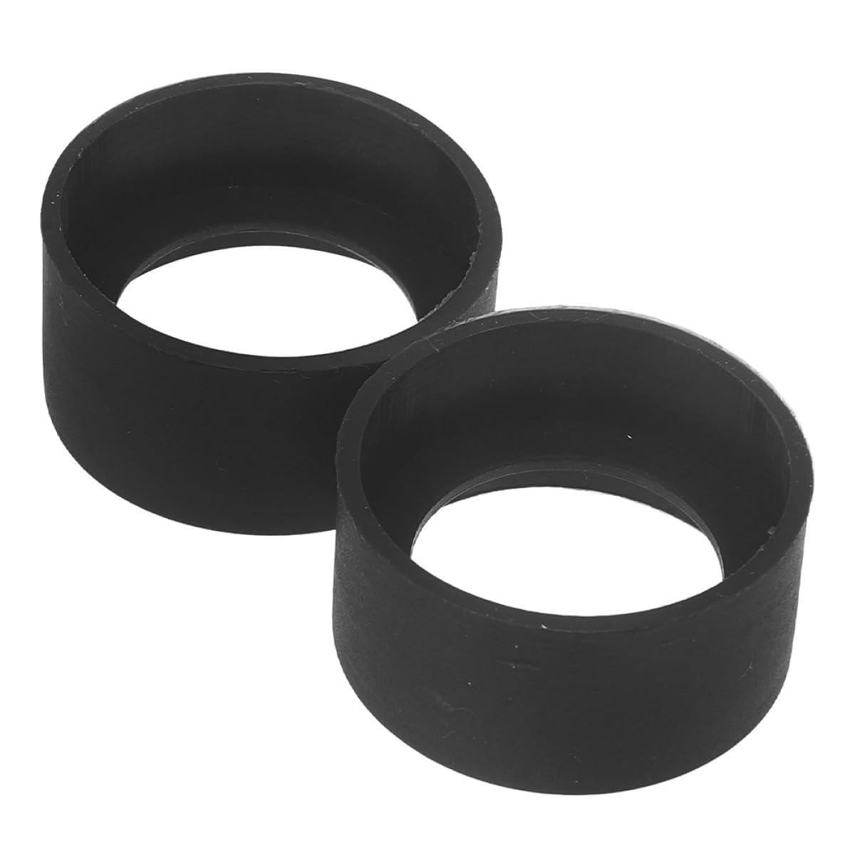 PartyKindom Coprioculare Ampia Microscopio e 2 Gomma Pezzi Nera per Compatibilità da 36-38mm Materiale Morbido per Microscopio Stereo in Laboratorio