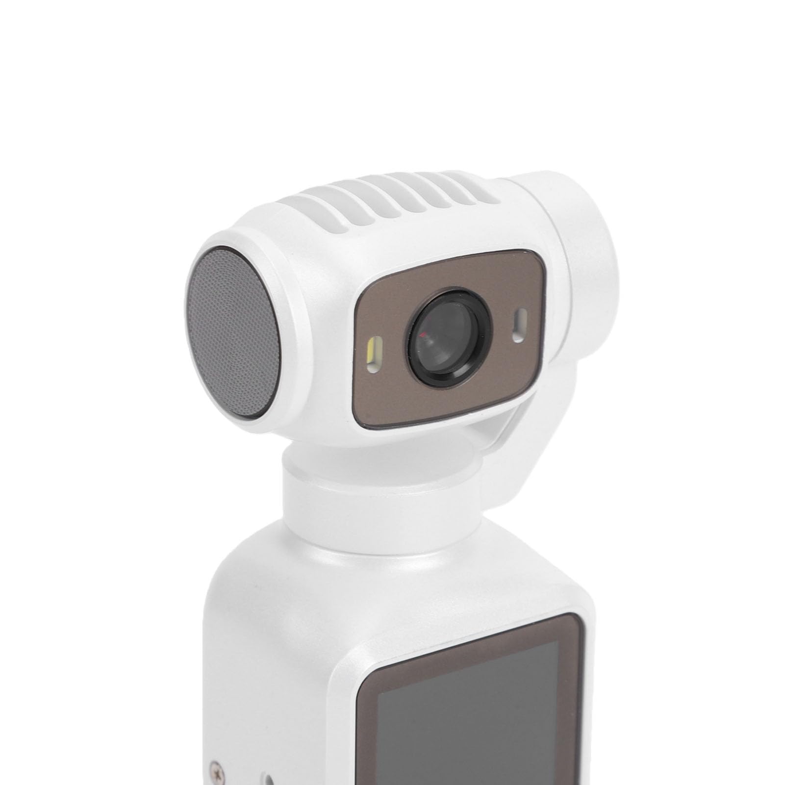 Videocamera 4K per vlogging con obiettivo rotante (WHITE)